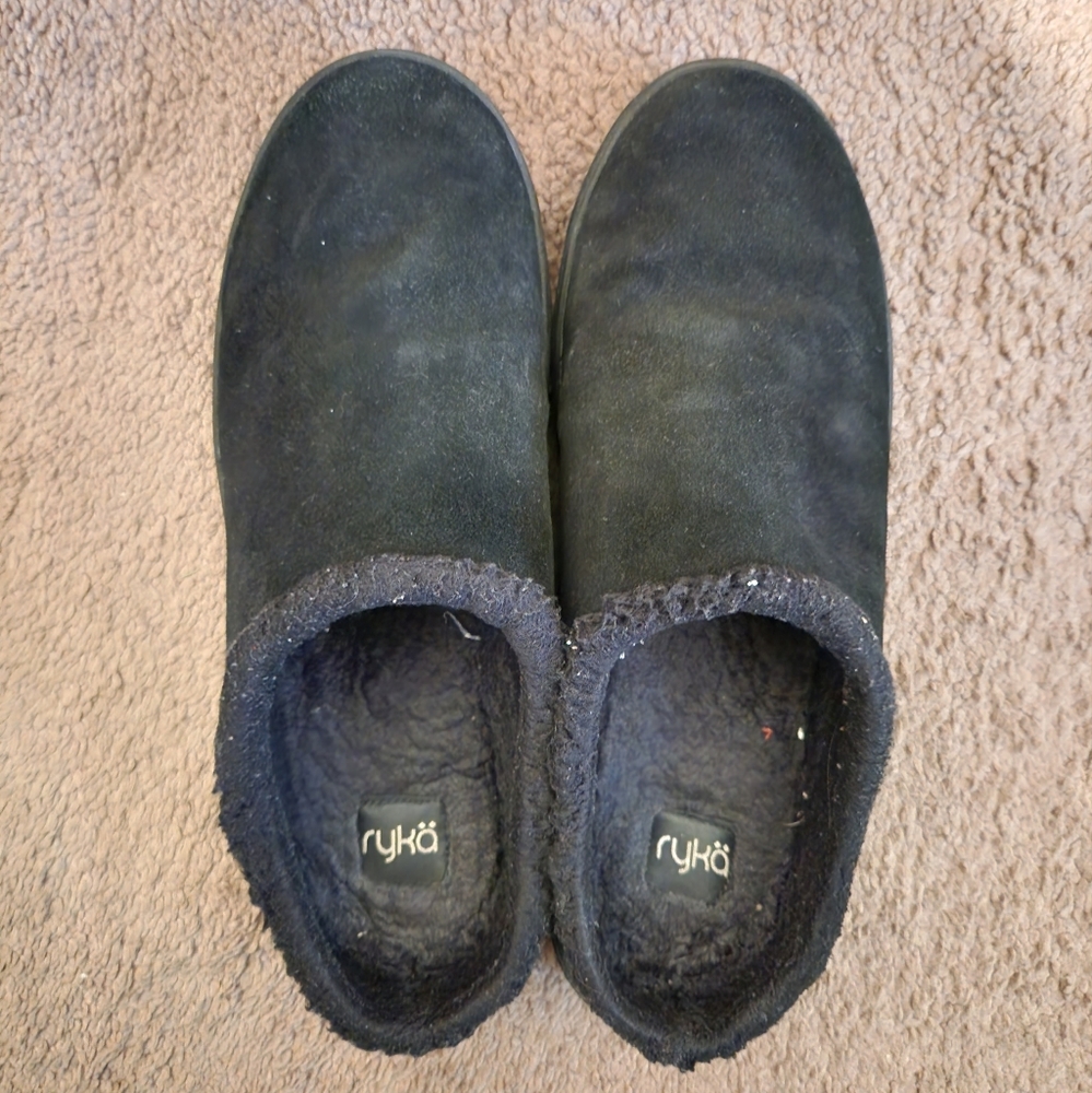 Women's Ryka Black Memory Foam Clogs